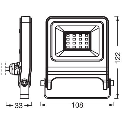 Osram - LED-Strahler ENDURA LED/10W/230V 4000K IP65