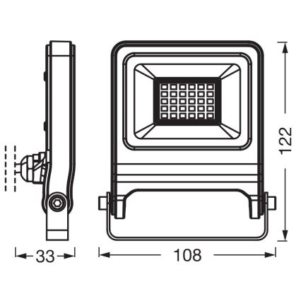 Osram - LED-Strahler ENDURA LED/20W/230V 3000K IP65