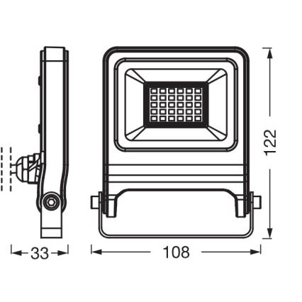 Osram - LED-Strahler ENDURA LED/20W/230V 4000K IP65