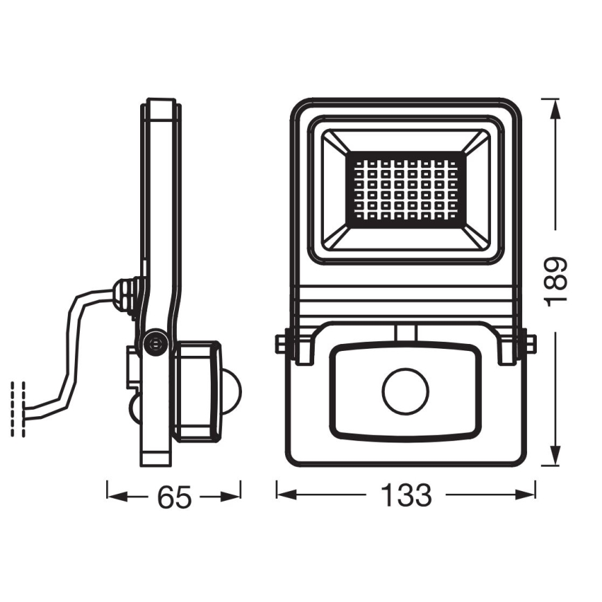 Osram - LED-Strahler mit Sensor ENDURA LED/30W/230V IP44