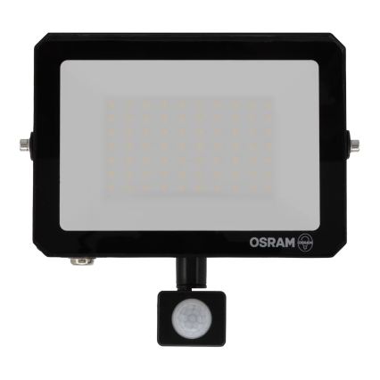 Osram - LED-Flutlichtstrahler mit Bewegungs- und Dämmerungssensor FLOODLIGHT LED/50W/230V 3000K IP65 schwarz