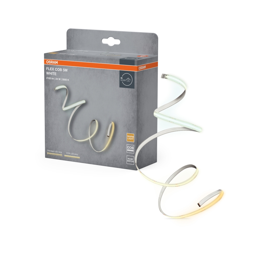 Osram - LED-Streifen FLEX COB 5 m LED/24 W/230 V
