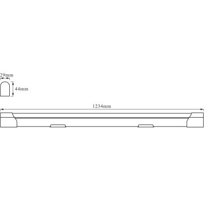 Osram - LED-Unterbauleuchte BATTEN LED/20W/230V 123,4 cm