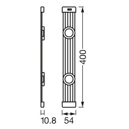 Osram - dimmbare LED-Unterbauleuchte mit Bewegungsmelder LINEAR MAGNET LED/7W/230V 4000K 40 cm weiß