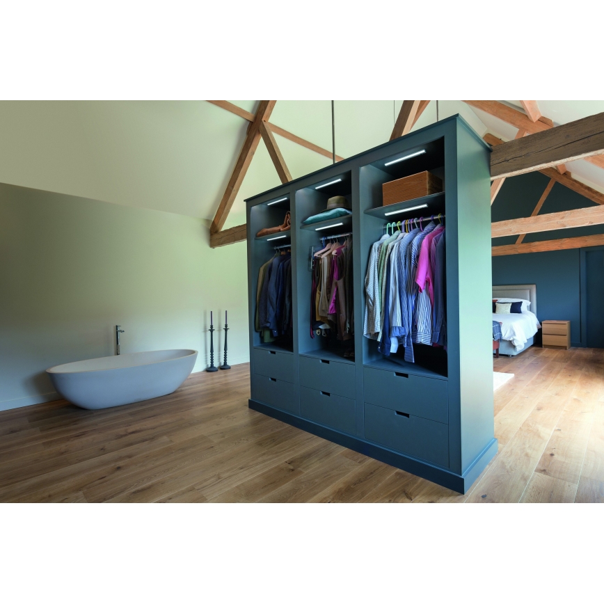 Osram - LED-Unterbauleuchte mit Bewegungs- und Dämmerungssensor MOBILE LED/1W/5V 500 mAh 20 cm weiß