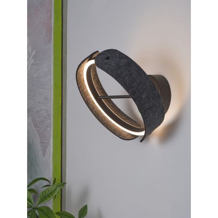 Osram - LED Wandleuchte DECOR CURVE LED/20W/230V grau