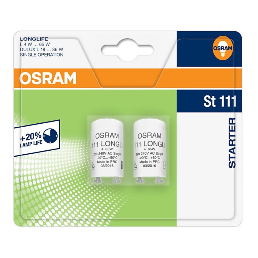 Osram - Leuchtstofflampen-Starter ST111 4-65W/230V