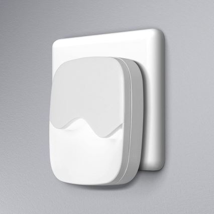 Osram - LUNETTA LED-Nachtlicht zum Einstecken mit Dämmerungssensor, 0,5 W / 230 V