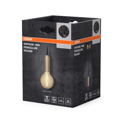 Osram - Netzkabel PENDULUM ROUND 1xE27/15W/230V goldfarben