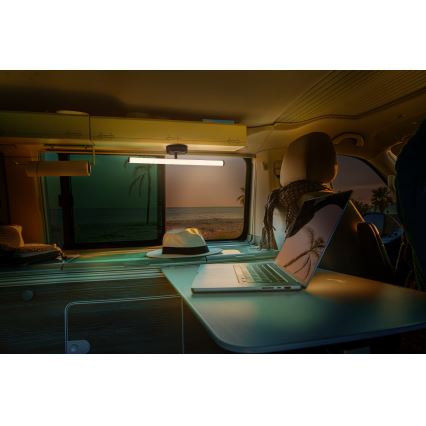 Osram - LED-dimmbare, wiederaufladbare Touch-Wandleuchte NIGHTLUX LED/1,8W/5V schwarz