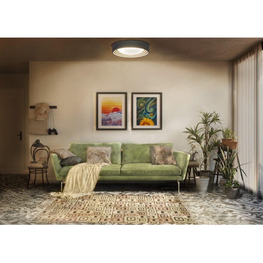 Osram - LED-dimmbare Deckenleuchte ORBIS CONCRETE LED/13W/230V Ø 30 cm grau/Beton