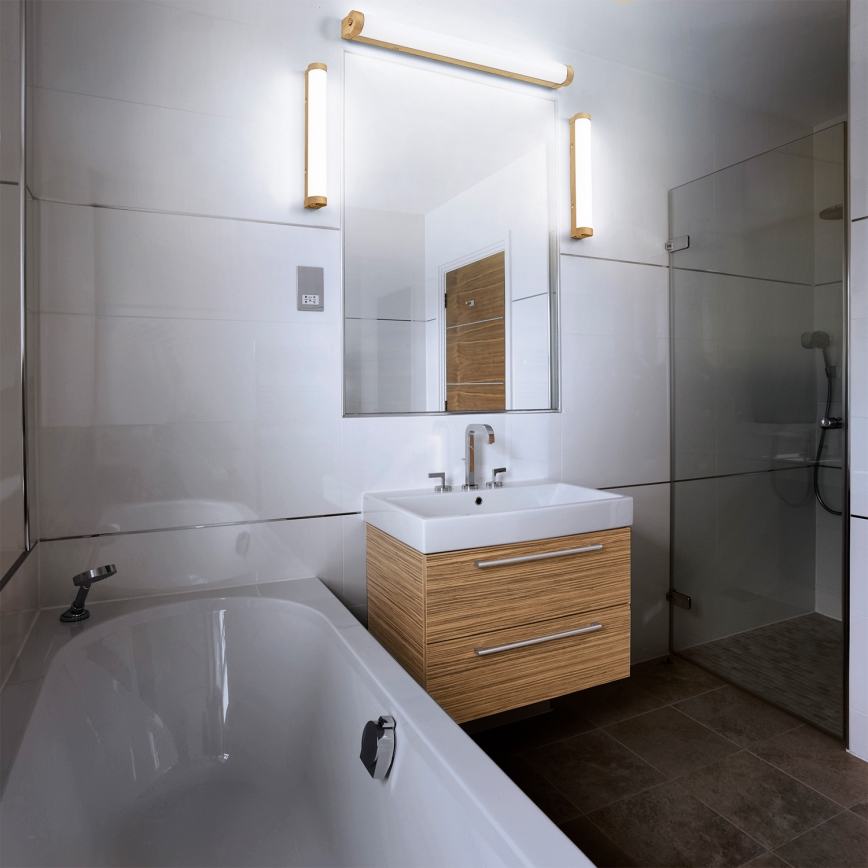 Osram - Dimmbare LED-Badspiegelleuchte ORBIS TUBE LED/9W/230V 3000/4000K 40 cm IP44 braun