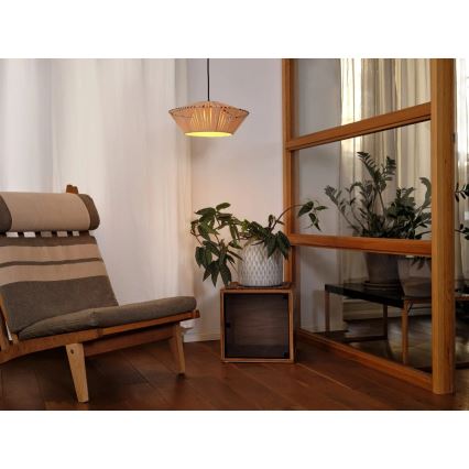 Osram - Pendelleuchte an Kabel DECOR STRIPES 1xE27/10W/230V Ø 40,5 cm beige