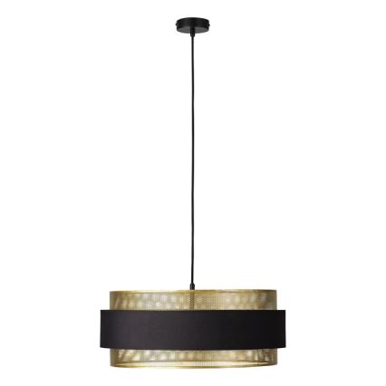 Osram - Pendelleuchte mit Kabelaufhängung DECOR HORNET 3xE27/10W/230V Ø 50 cm schwarz/gold