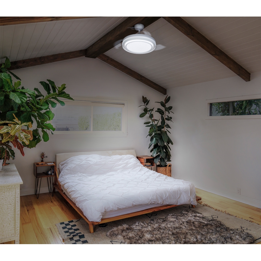 Osram - dimmbare LED-Deckenleuchte mit Ventilator PONIENTE LED/36W/230V 3000/4000/6500K + Fernbedienung