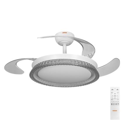 Osram - LED RGB dimmbare Deckenleuchte mit Ventilator CIERZO LED/35W/230V 3000-6500K + Fernbedienung