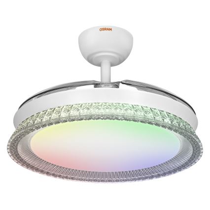 Osram - LED RGB dimmbare Deckenleuchte mit Ventilator CIERZO LED/35W/230V 3000-6500K + Fernbedienung