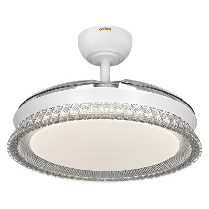 Osram - LED RGB dimmbare Deckenleuchte mit Ventilator CIERZO LED/35W/230V 3000-6500K + Fernbedienung