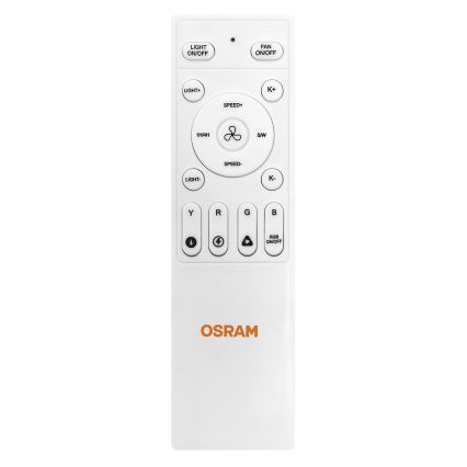 Osram - LED RGB dimmbare Deckenleuchte mit Ventilator CIERZO LED/35W/230V 3000-6500K + Fernbedienung