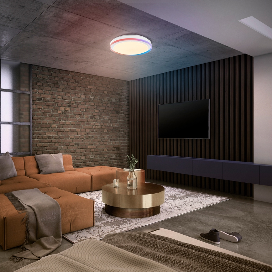 Osram - LED RGBW dimmbare Deckenleuchte SMART+ MAGIC LED/38W/230V Ø 49 cm weiß 2700-6500K Wi-Fi
