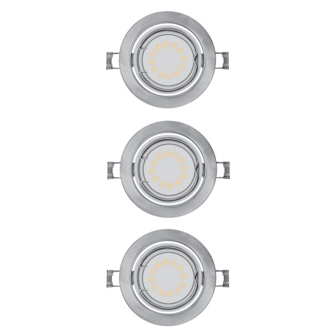 Osram - SET 3x LED Einbauleuchte 3xGU10/3W/230V