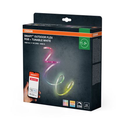 Osram - LED RGB+TW dimmbarer LED-Streifen für den Außenbereich SMART+ FLEX 5m LED/11W/230V 2000-6500K IP65
