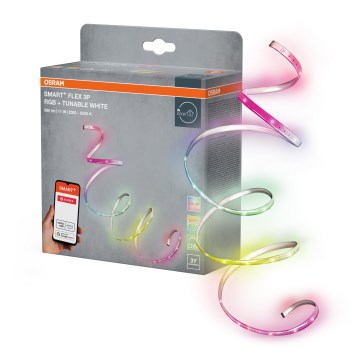 Osram - SMART+ FLEX dimmbarer RGB+TW LED‑Streifen, 1,8 m, 11 W, 230 V, 2000–6500 K