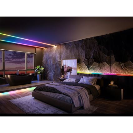 Osram - SMART+ MAGIC LED-RGB-Dimmstreifen, 3 m, 22 W/230 V, Wi‑Fi + Fernbedienung