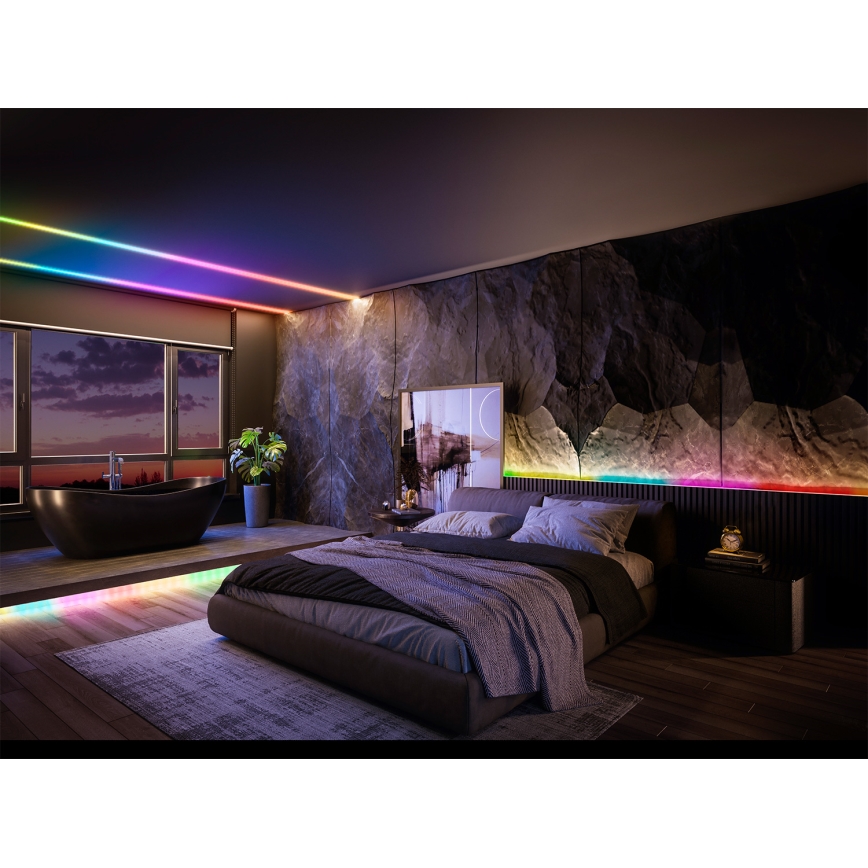 Osram - SMART+ MAGIC LED-RGB-Dimmstreifen, 3 m, 22 W/230 V, Wi‑Fi + Fernbedienung