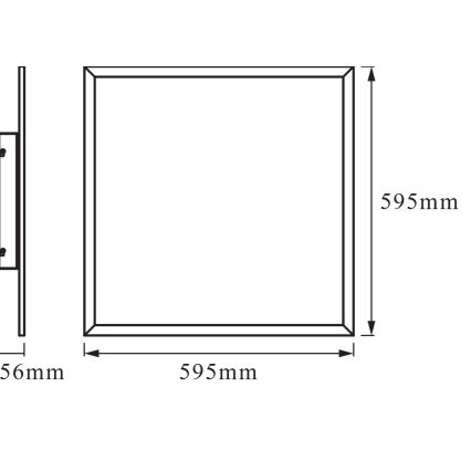 Osram - dimmbare LED-Deckenleuchte SMART+ PLANON LED/36W/230V 60x60 cm 3000-6500K Wi-Fi