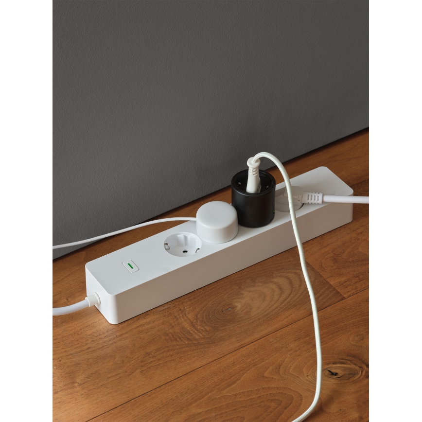 Osram - Smart-Steckdose SMART+ MATTER SCHUKO 2300W/230V/10A Wi-Fi schwarz