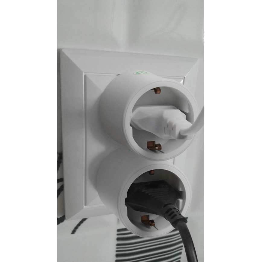 Osram - Smart-Steckdose SMART+ MATTER SCHUKO 2300W/230V/10A Wi-Fi weiß