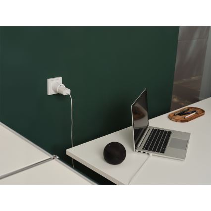 Osram - Smart-Steckdose SMART+ MATTER SCHUKO 2300W/230V/10A Wi-Fi weiß