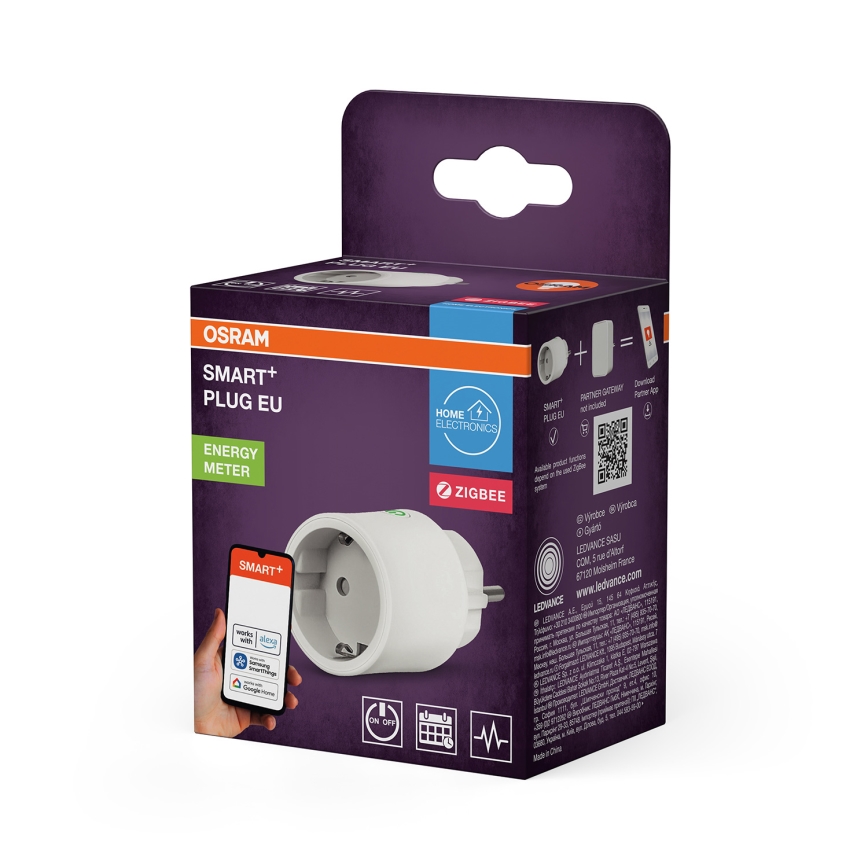 Osram - Smart-Steckdose SMART+ SCHUKO 2300W/230V/10A weiß