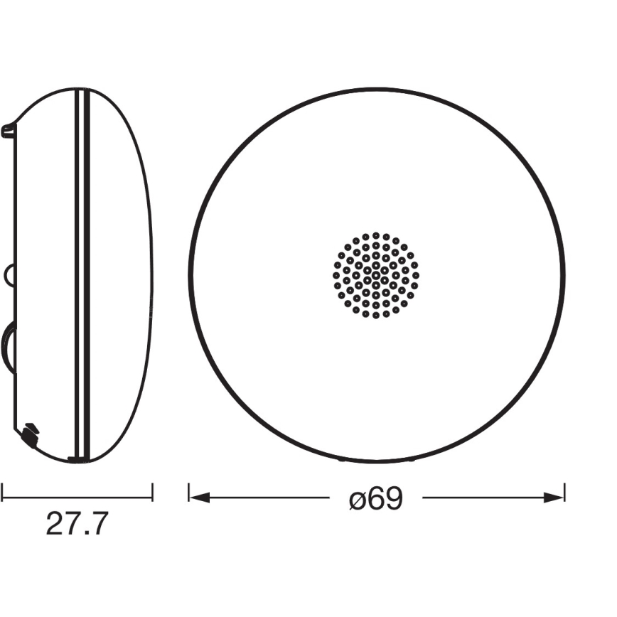 Osram - SMART+ Wassermelder, 3 V, Wi‑Fi, IP67, 1400 mAh