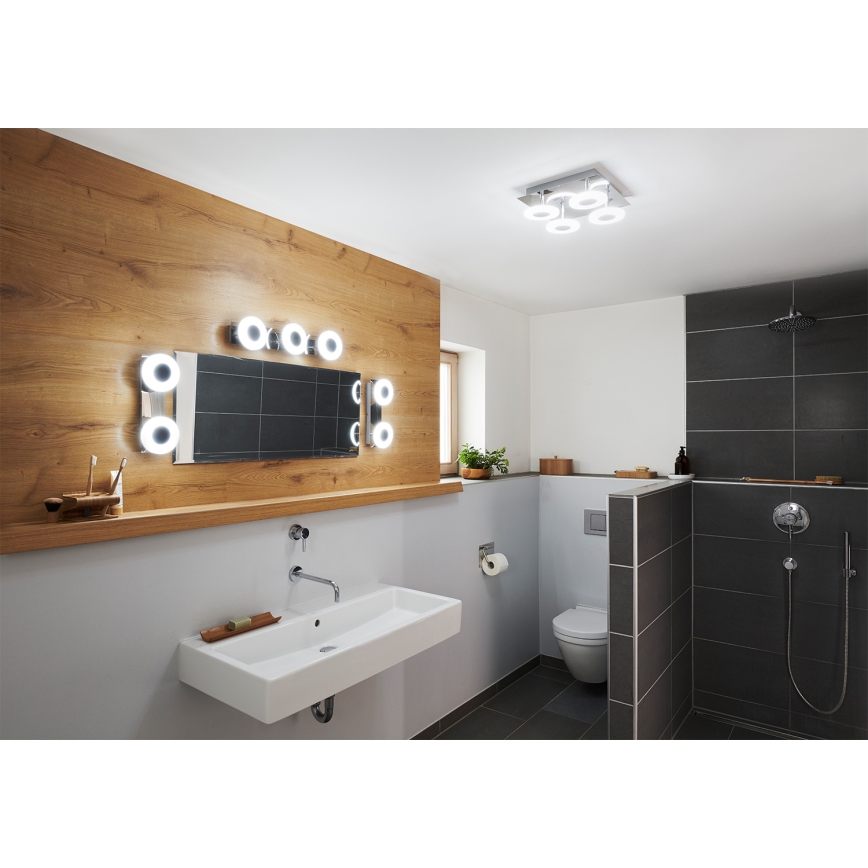 Osram - dimmbare LED-Badezimmer-Deckenleuchte SMART+ WAVE LED/24W/230V 3000-6500K IP44 Wi-Fi