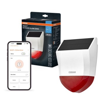 Osram - Solar-Außenalarm SMART+ 5V IP65 Wi-Fi