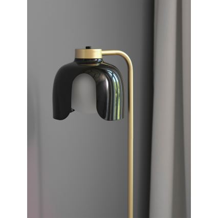 Osram - Stehleuchte DECOR COROLLE 1xE27/15W/230V schwarz/gold