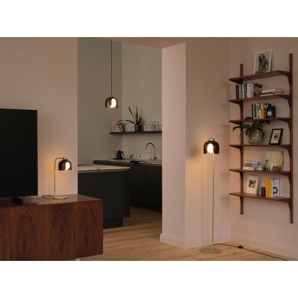 Osram - Stehleuchte DECOR COROLLE 1xE27/15W/230V schwarz/gold
