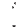 Osram - Stehleuchte DECOR SMOKE 2xE14/12W/230V schwarz/rauchgrau