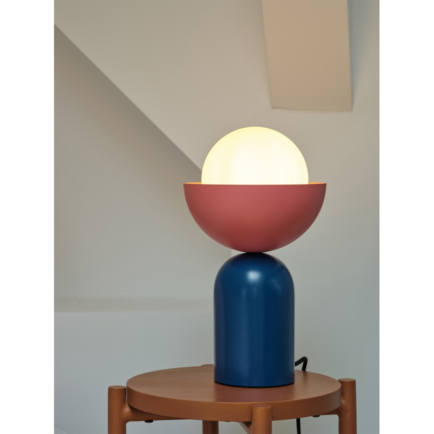 Osram - Tischlampe DECOR BOWL 1xE14/25W/230V blau/rosa