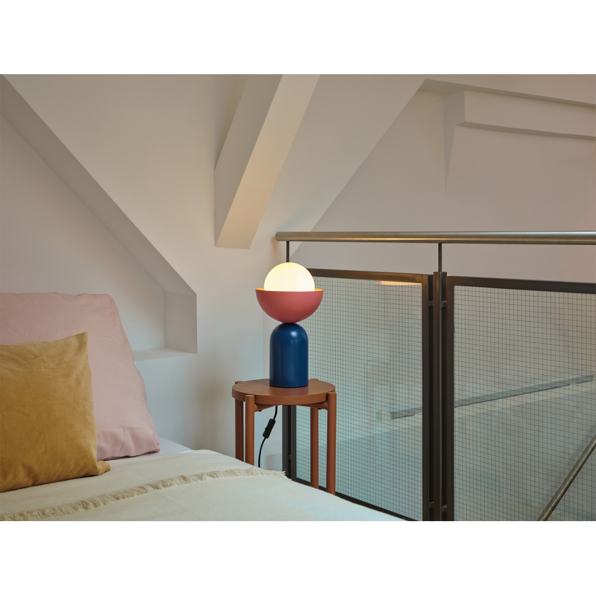 Osram - Tischlampe DECOR BOWL 1xE14/25W/230V blau/rosa