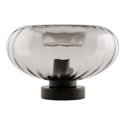 Osram - Tischlampe DECOR SMOKE 1xE27/12W/230V schwarz/rauchgrau