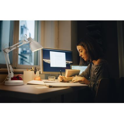 Osram - Tischlampe DESK LINE 1xE27/11W/230V weiß