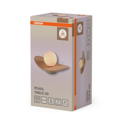 Osram - Tischleuchte DECOR PEARL 1xG9/5W/230V beige