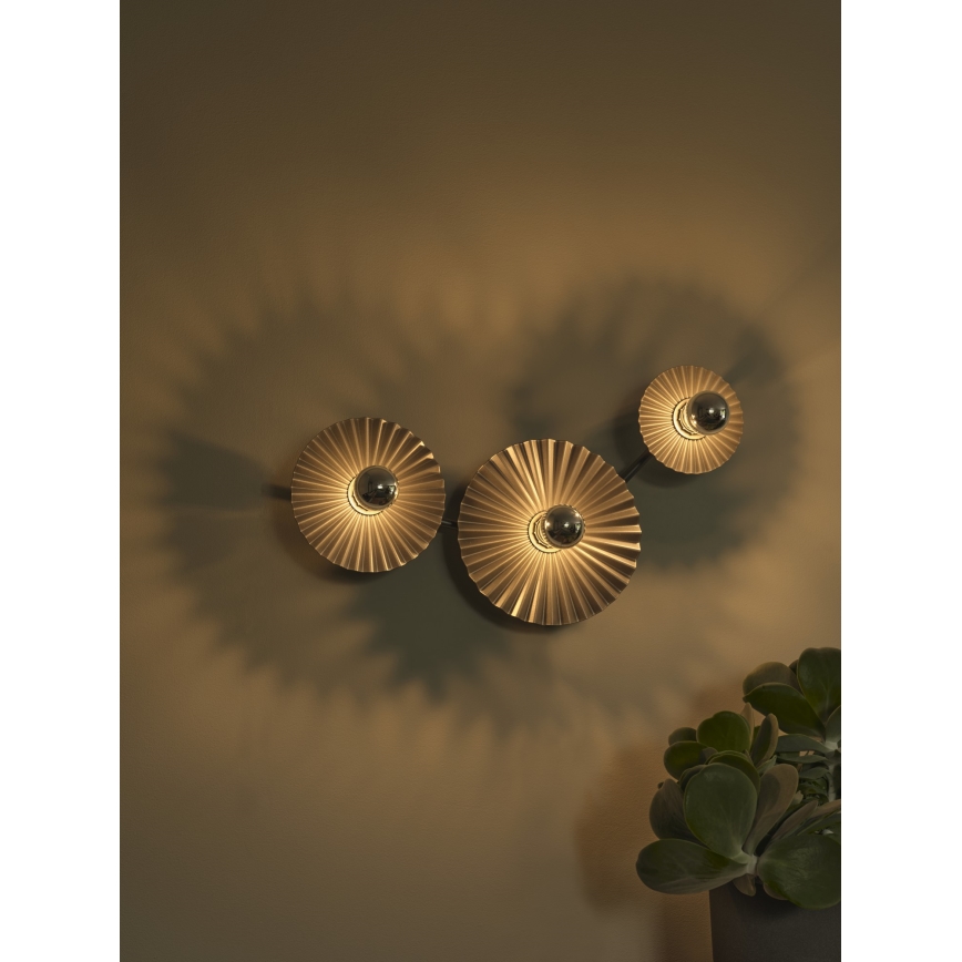 Osram - Wandleuchte PLISSEE 3xE27/15W/230V Anthrazit