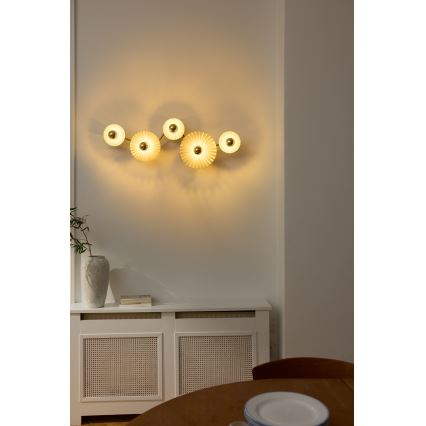 Osram - Wandleuchte PLISSEE 5xE27/15W/230V anthrazit