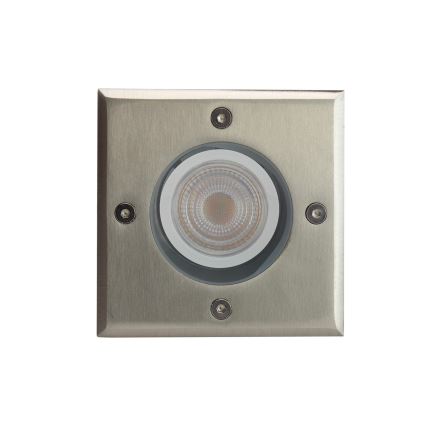 Outdoor-Einfahrtsleuchte LUKKA CONNECT 1xGU10/4W/230V IP67 matt Chrom eckig