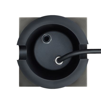 Outdoor-Einfahrtsleuchte LUKKA CONNECT 1xGU10/4W/230V IP67 matt Chrom eckig
