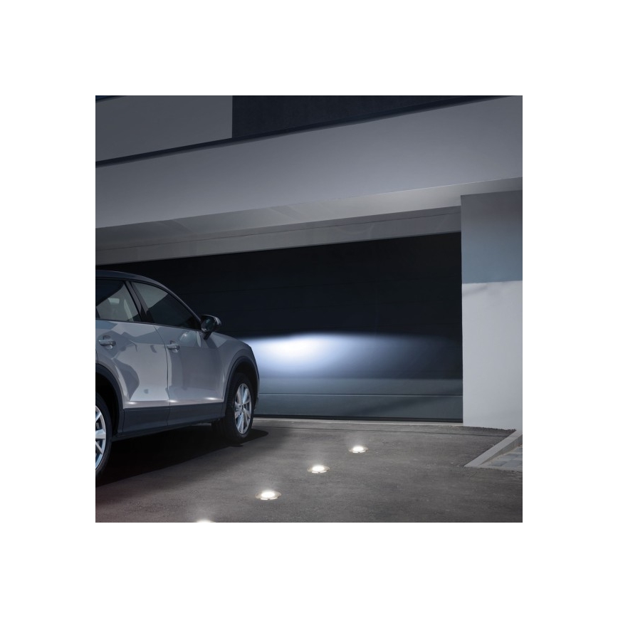 Outdoor-Einfahrtsleuchte LUKKA CONNECT 1xGU10/4W/230V IP67 matt Chrom rund